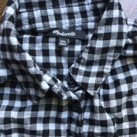 Madewell check short sleeve button down flannel - Picture 2 of 7